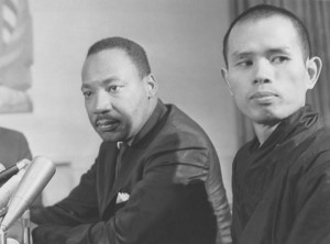 Thich Nhat Hanh with Martin Luther King, Jr.